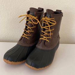 GH Bass Men’s Size 7 Dark Brown Duck Boots