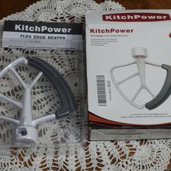 KITCHPOWER 4.5-5 Quart Flex Edge Beater for KitchenAid Tilt-Head Stand  Mixers