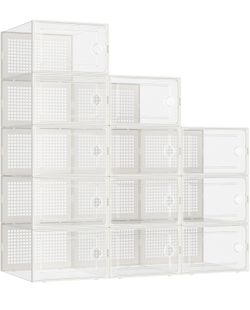 12 pair Storage shoe cubes