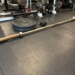 Barbell and weight plates