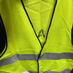 Neon Yellow Safety Vests 