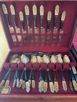 Antique Silverware Set 