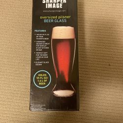 Oversized Pilsner Beer Glass Holds 55 Fl Oz 