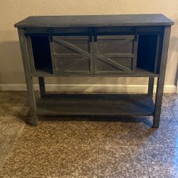 2 Gray Console Tables $40 Each Or Best Offer