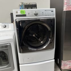 WHITE KENMORE ELITE WASHER 5.2 CUBIC FEET SK
