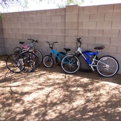 All bikes and parts shown $150