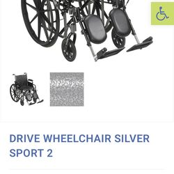 Drive Silver Sport 2 Wheel Chair
