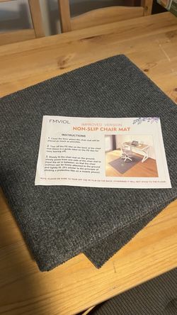Non-Slip Office Chair Mat – Floor Protector – FMVIOL (2 Pack) 