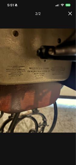 Antique sewing machines