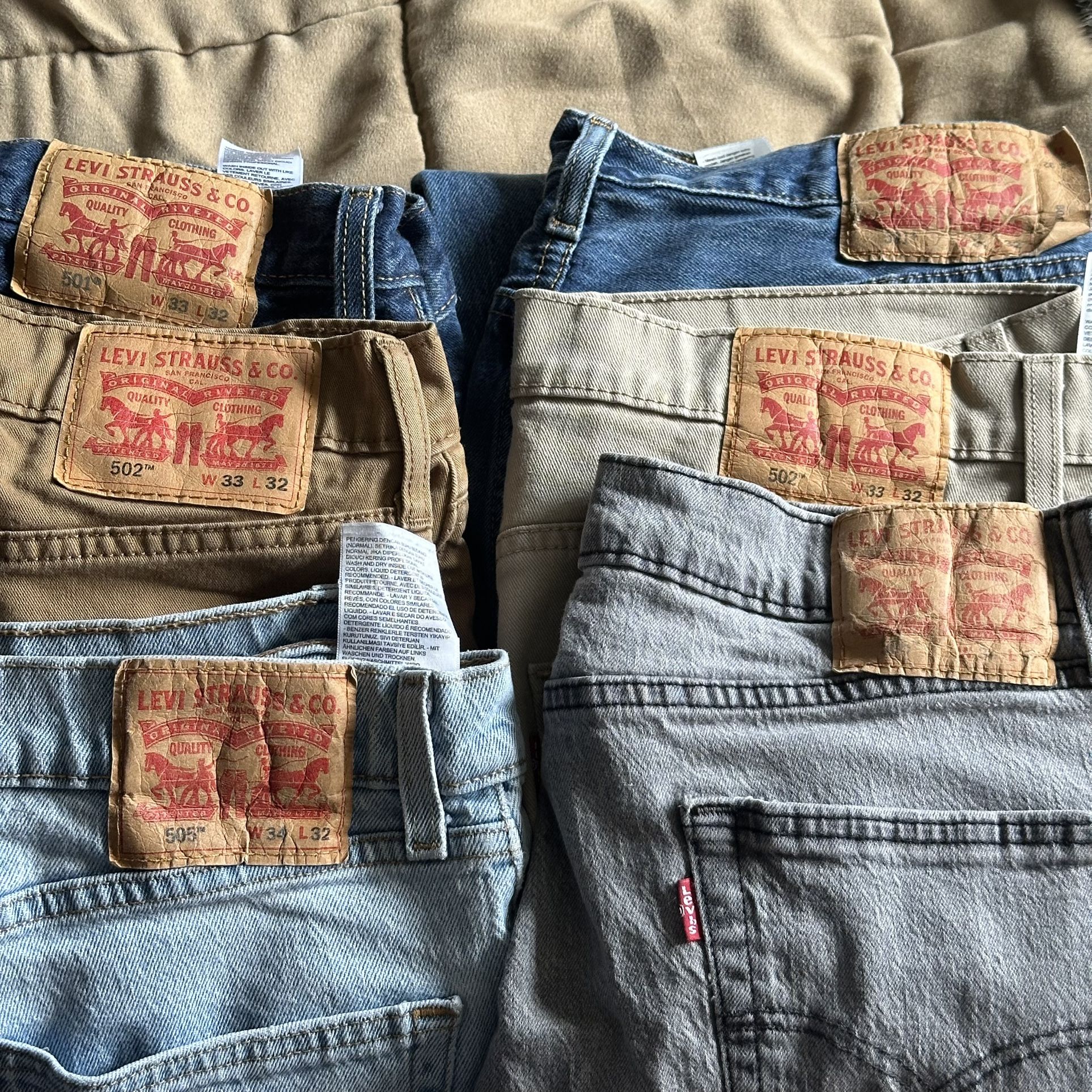 Levi’s Jeans Mostly 34/33W 32L