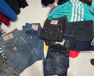 True religion jeans ,polo  shirts n more