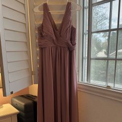 JJ’s House Mauve Chiffon Formal Dres