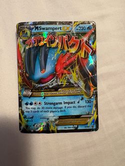 Mega swampert EX card