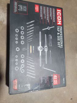 Icon professional tap and die set (metric)