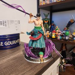 One Piace Figures. Zoro New About 10 Inches High.