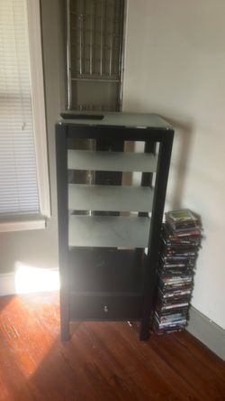 Frosted glass shelving