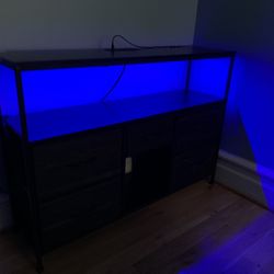 Led 55 Inch Tv Stand With Drawers 