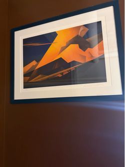 ED MELL "CANTED CLOUD" SIGNED LITHOGRAPH GICLEE PRINT 1/50