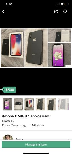 iPhone X 64gb