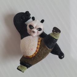 Rare - Dreamworks Kung Fu Panda - Po - Collectible Mini Figure 2." x 1.5"

