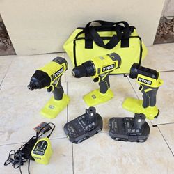 RYOBI 18V 3 Tool Combo KIT