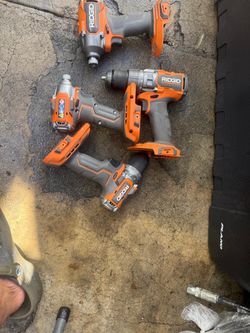 Ridgid assorted tools 4units $120 firm