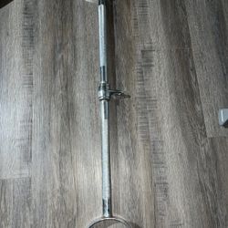 lat pulldown bar cable attachment for exercise equipment. 