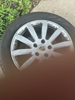 2019 Authentic Porsche Cayenne 19’ Rims and Pirelli Tires In Excellent Condition