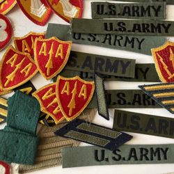 Nice vintage lot military army insignia patches Vietnam and earlier 