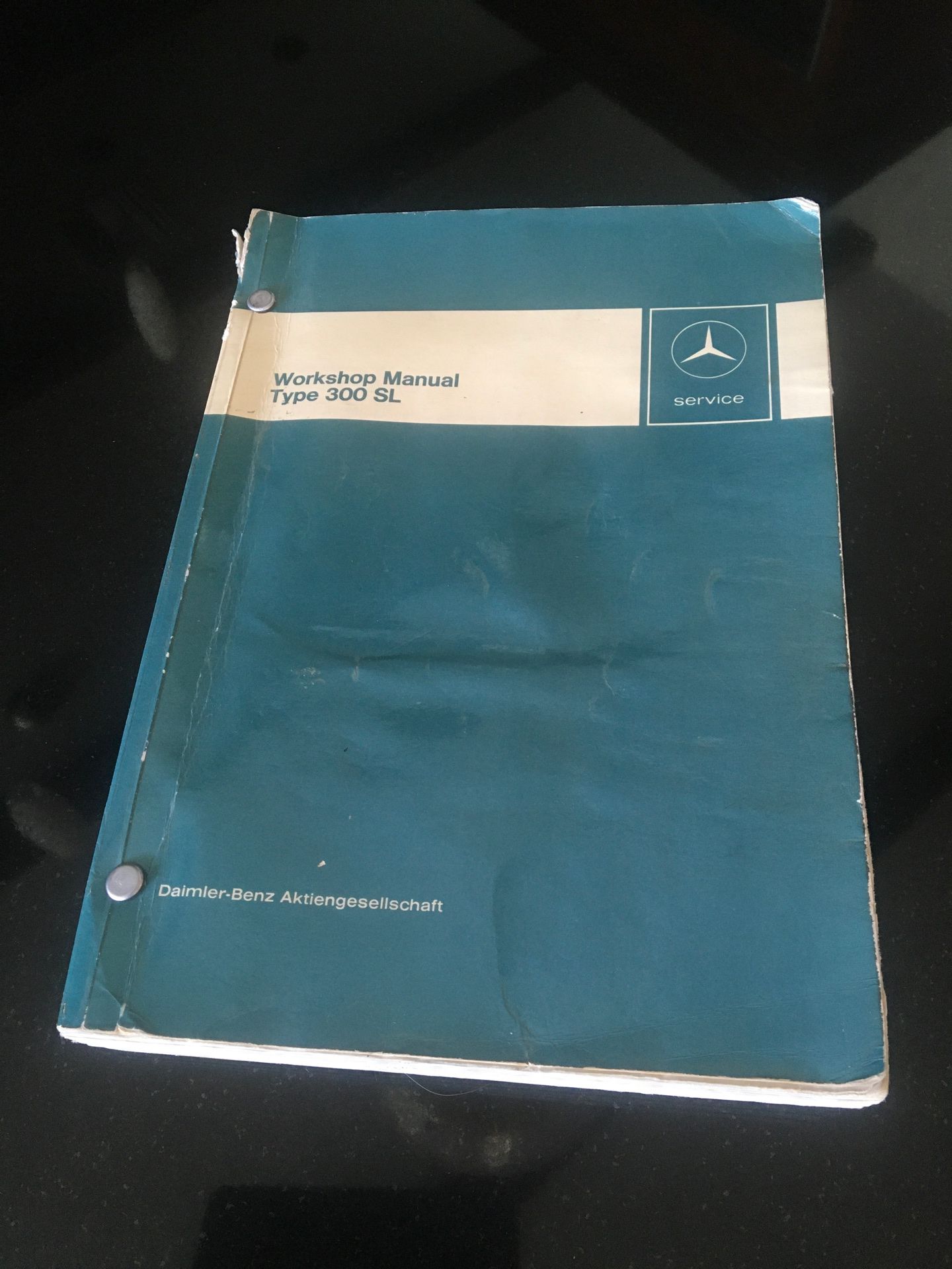 Mercedes Workshop Manual for a 300 SL