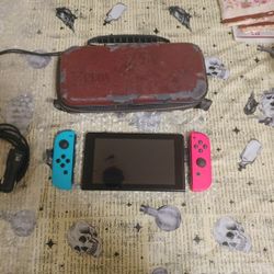 Nintendo Switch With All The Accessories And Extra Controller