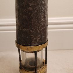Vintage Mining Lamp Richard Johnson Glapham Morris  British Mining Lamp
