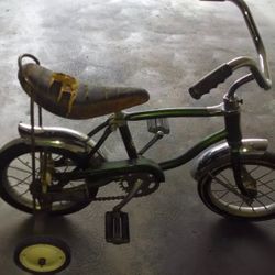 Vintage Schwinn “Little Tiger” Kids Bicycle with Training Wheels