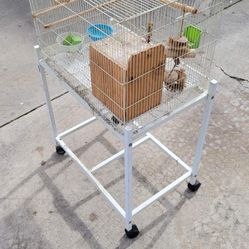 Bird Cage With Accessories 