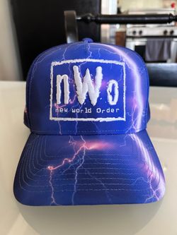 Men's WWE x John Geiger Purple nWo Lightning Adjustable Hat