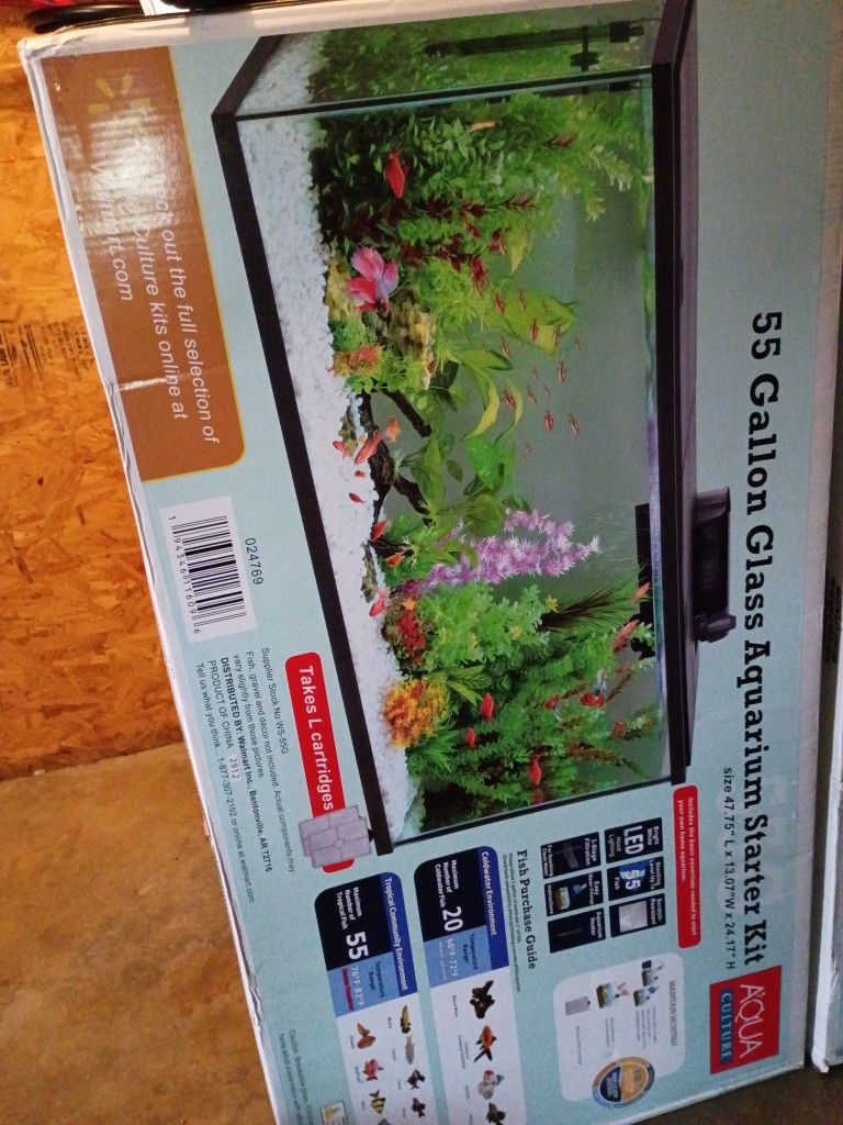Brand New 55 Gallon Aquarium Kit