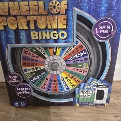 Wheel of Fortune Bingo Game – 2–4 Players (Ages 7+)