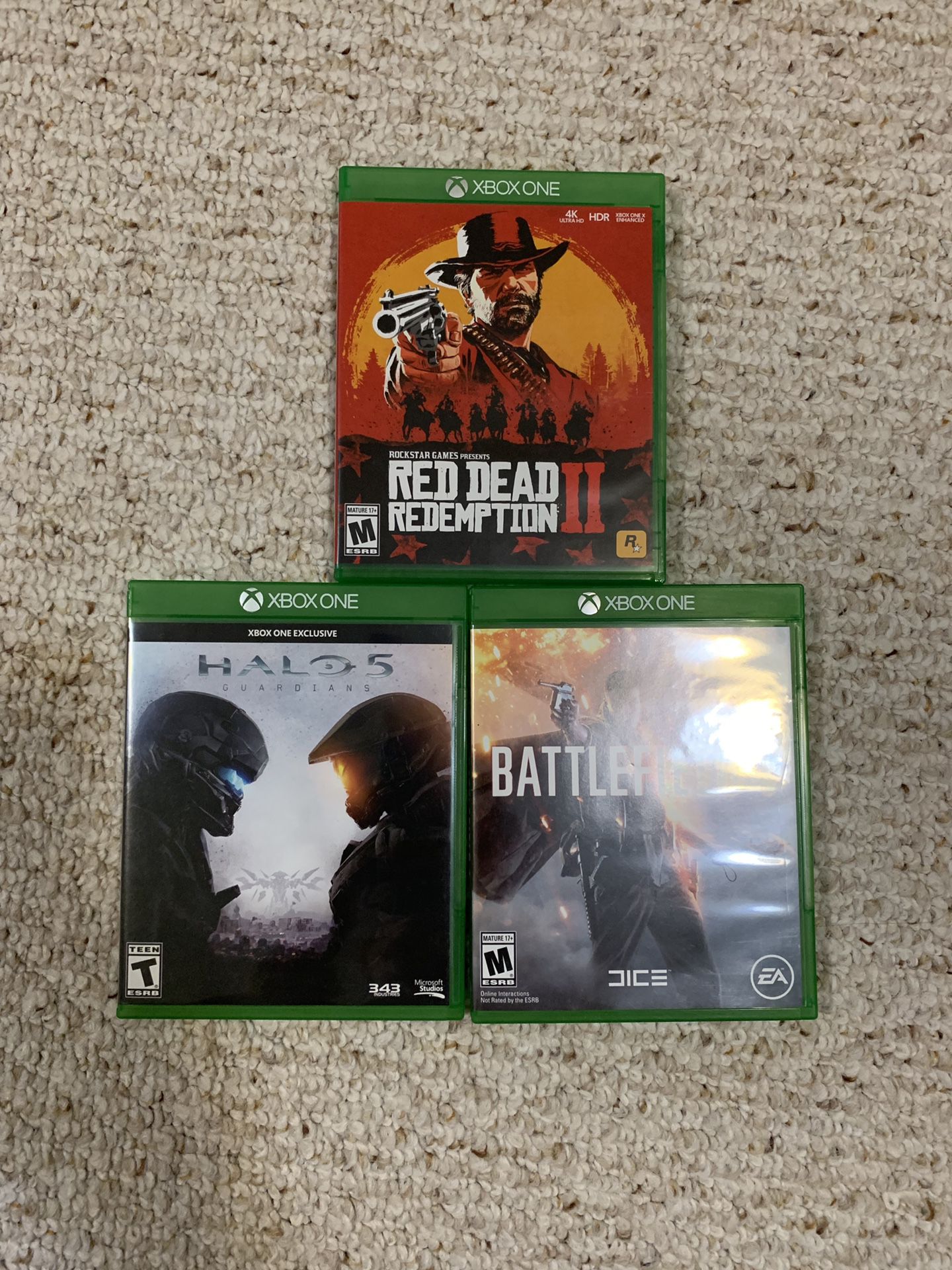 3 Xbox one games