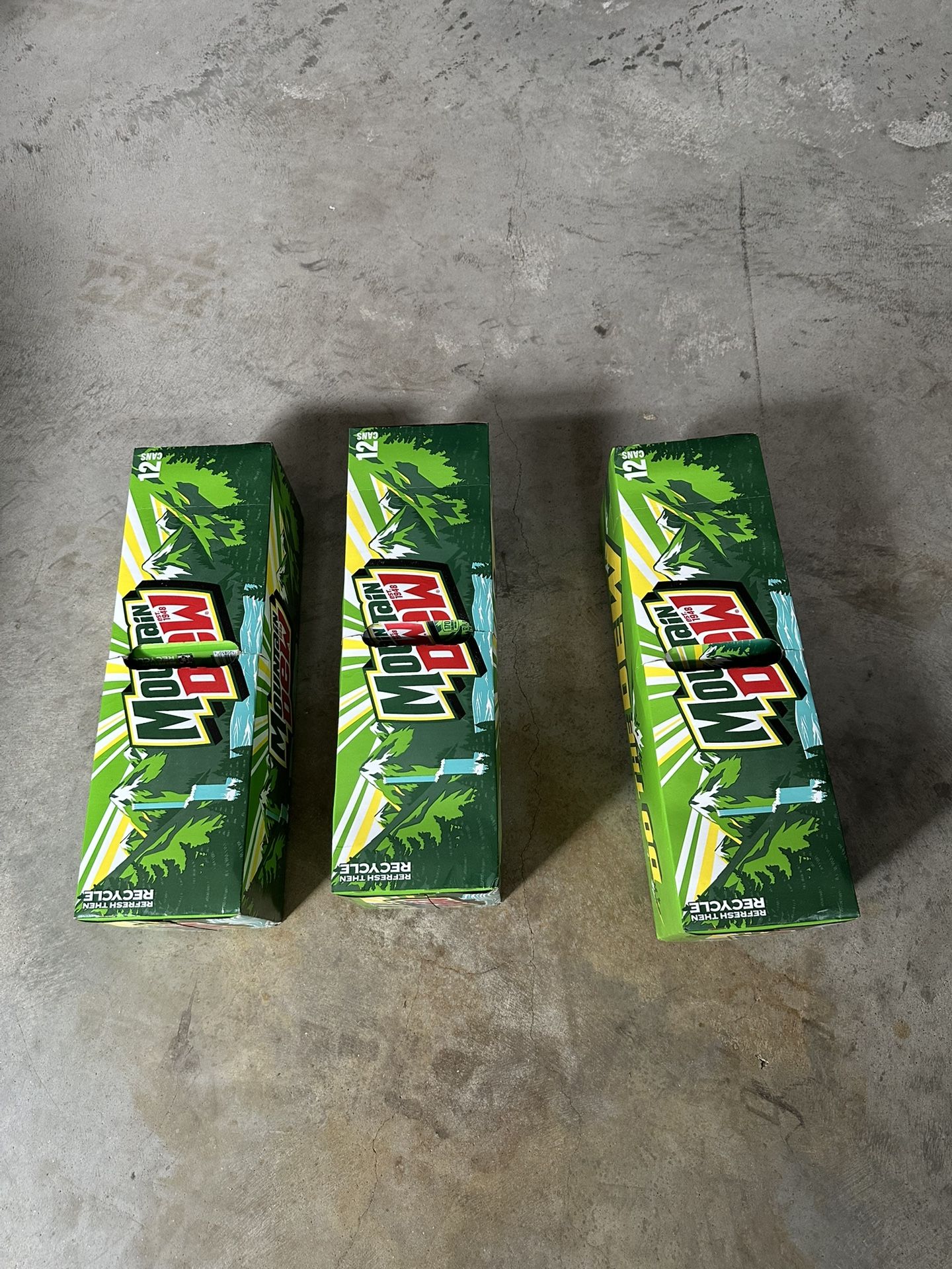 Mountain Dew Cans