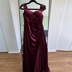 Burgundy Prom/Gala Dress