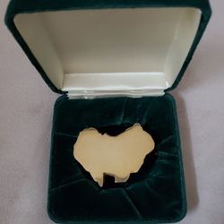 Australia Solid Brass 24c Gold Plated Paperweight 