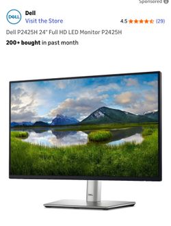NIB Sealed - 2 (Two) - Dell P2425H (1920 x 1080) Monitors