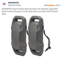 KEMIMOTO Boat Fenders Boat Bumpers for Docking Upgraded Boat Fenders Bumpers, Fit for Bass Boat Jon Boat and Pontoon Boat