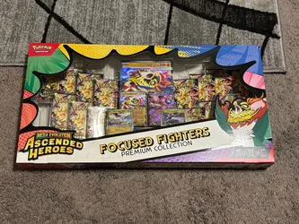 Pokemon TCG Ascended Heroes Focused Fighters Premium Collection Mega Evolution