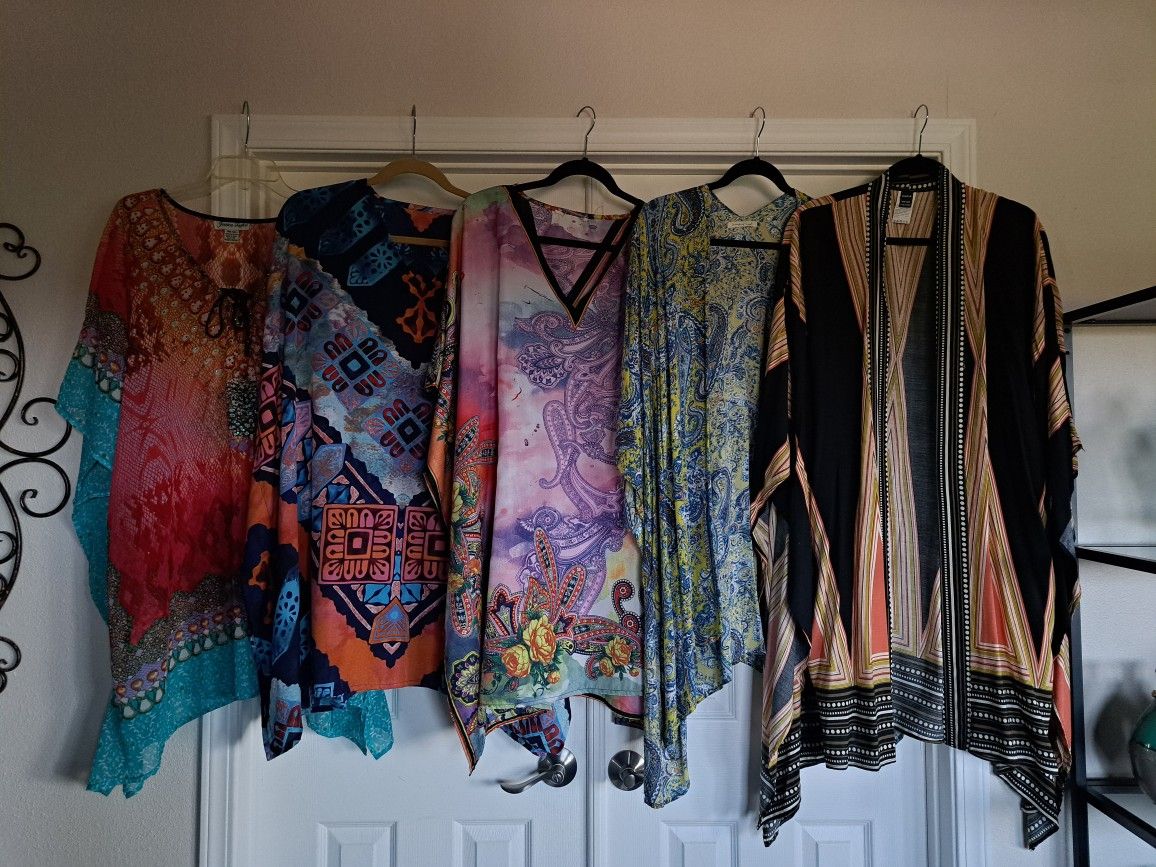 Tops, Cardigans & More - Entire Wardrobe Rack Full - These Photos Only a Sampling. Nothing Over $5