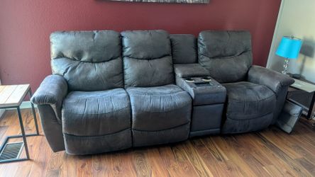 La-z-boy couch, reclining, wireless charger
