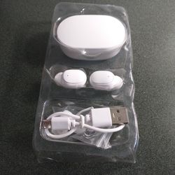 White Wireless Earbuds