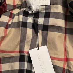 Burberry Brit Red Pea Coat 🧥 