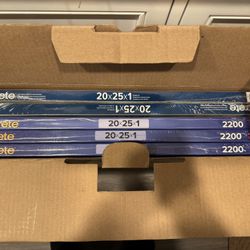 (5) Brand New 3M Filtrete Furnace Filters 20x25x1
