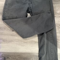 LEVIS 505 White Tab Men 38x32 Regular Fit Straight Leg Gray Denim Jeans